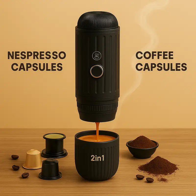 2 in 1 Automatic Coffee Machine - iCafilas