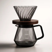 Diamond Glass Coffee Maker Set