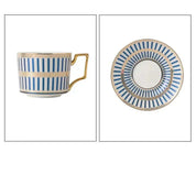 Ceramic Mug with Golden Handle