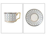 Ceramic Mug with Golden Handle