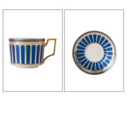 Ceramic Mug with Golden Handle
