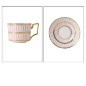 Ceramic Mug with Golden Handle