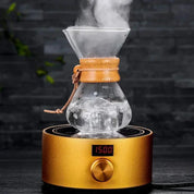 Chemex Type Glass Coffee Maker