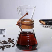 Chemex Type Glass Coffee Maker
