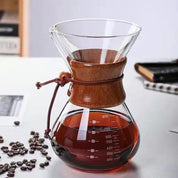 Chemex Type Glass Coffee Maker