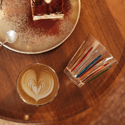 Colorful Glass Coffee Cup 320-480ml
