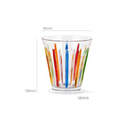 Colorful Glass Coffee Cup 320-480ml