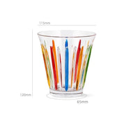 Colorful Glass Coffee Cup 320-480ml
