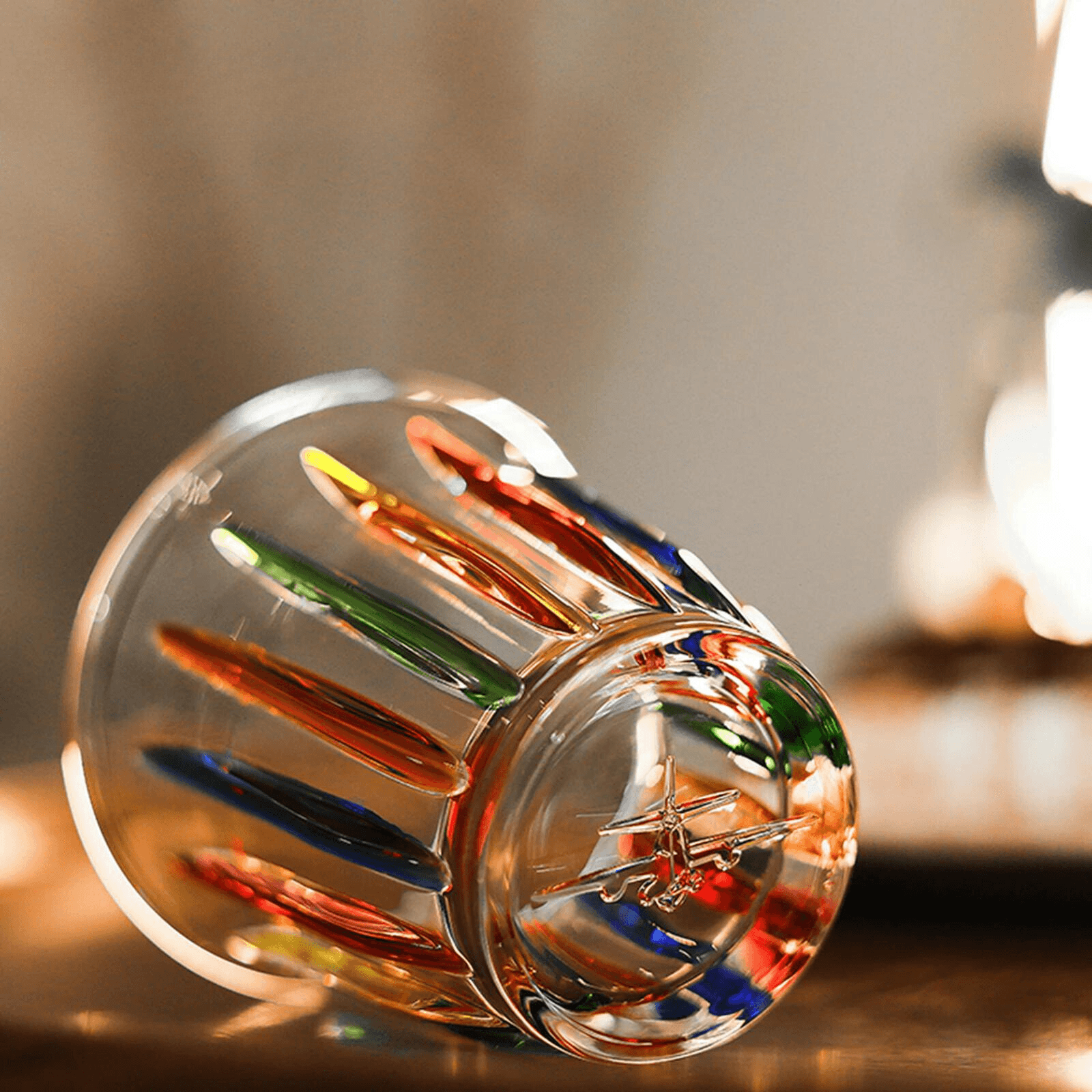 Colorful Glass Coffee Cup 320-480ml