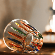 Colorful Glass Coffee Cup 320-480ml