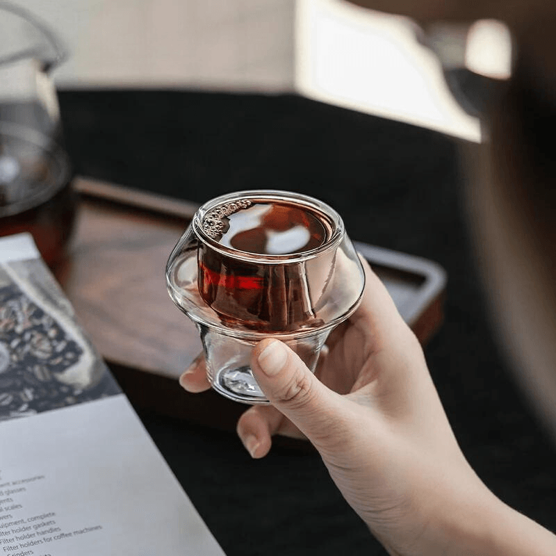 Double Walled Glass Cup 60ml