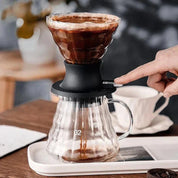 Glass Coffee Strainer with Silicone Base