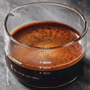 Glass Measuring Cup for Espresso 100ml