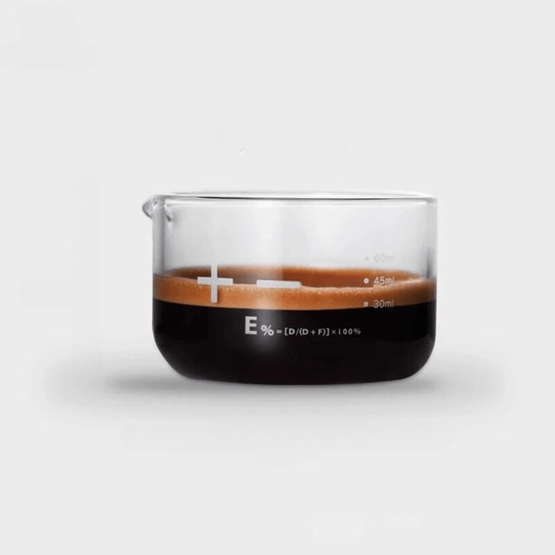 Glass Measuring Cup for Espresso 100ml