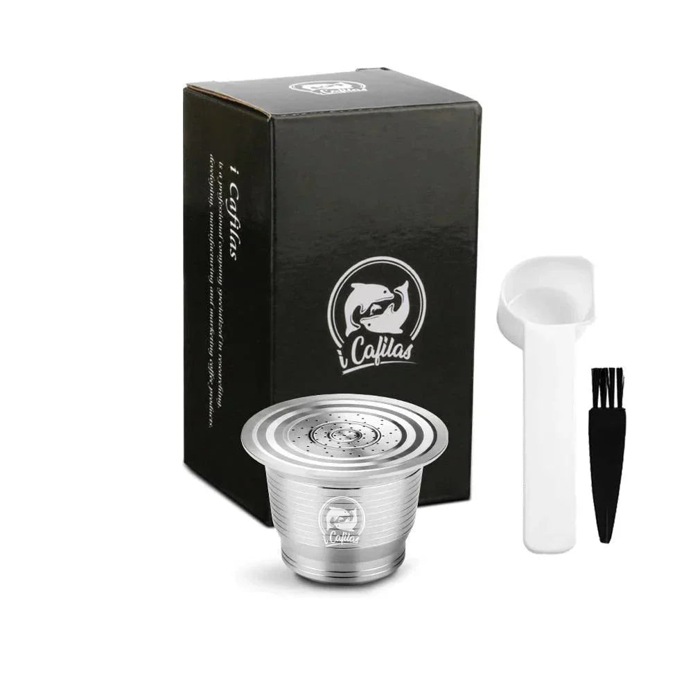 iCafilas Reusable Capsules for Nespresso