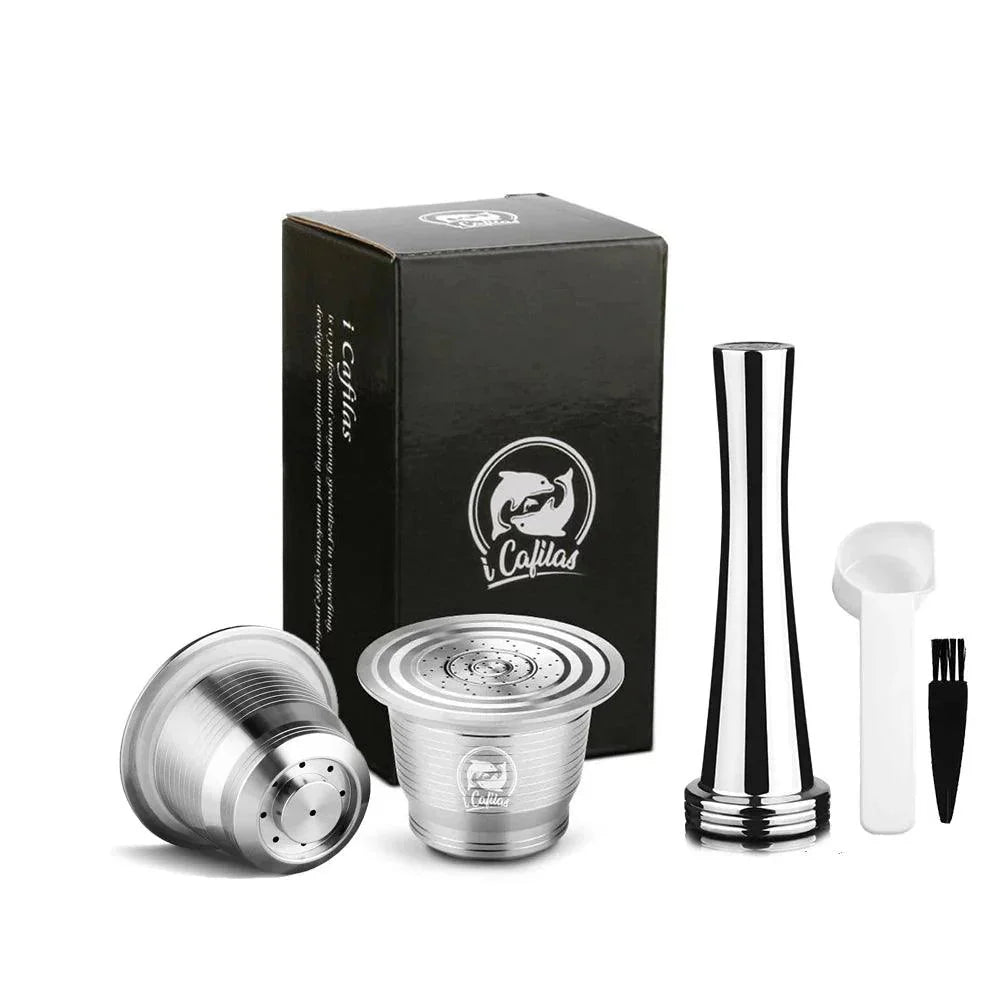 iCafilas Reusable Capsules for Nespresso