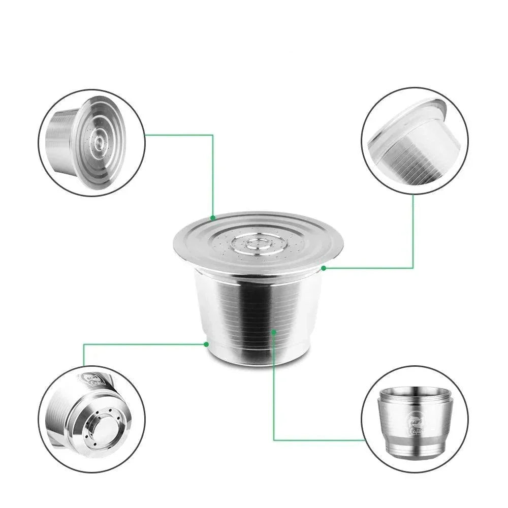 iCafilas Reusable Capsules for Nespresso