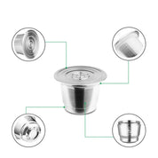 iCafilas Reusable Capsules for Nespresso