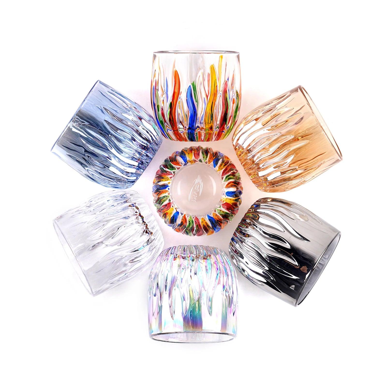 Premium Colored Glass Coffee Cup