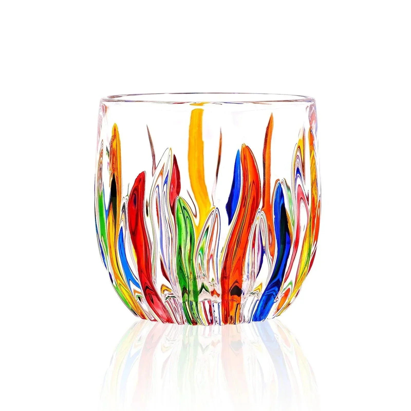 Premium Colored Glass Coffee Cup