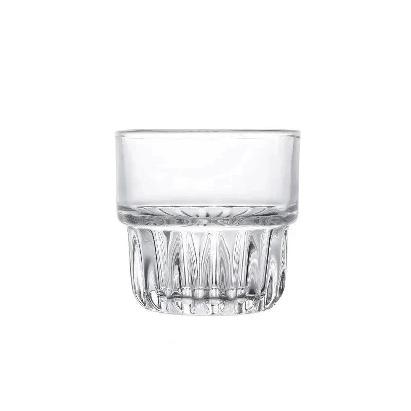 Refined Glass Coffee Cup