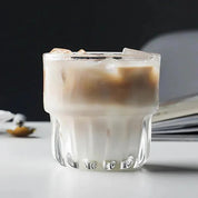 Refined Glass Coffee Cup