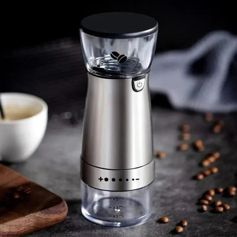 Silver Electric Coffee Grinder