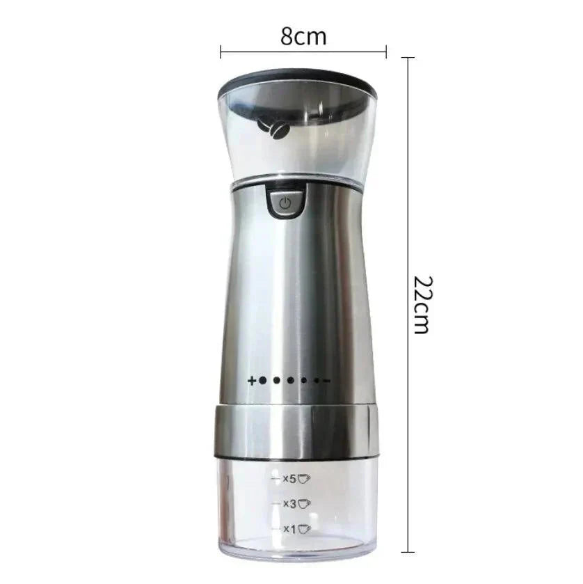 Silver Electric Coffee Grinder