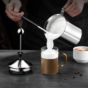 Stainless Steel Manual Milk Frother