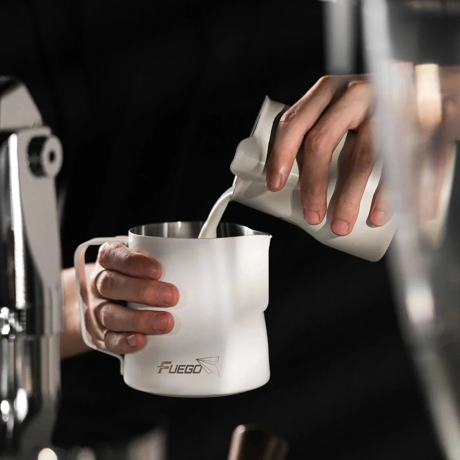 Stainless Steel Milk Frothing Pitcher (350-600ml)