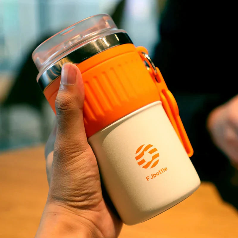 Thermos Bottle with Handle for Coffee