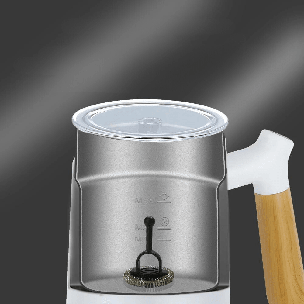 White Electric Milk Frother - 4 in 1