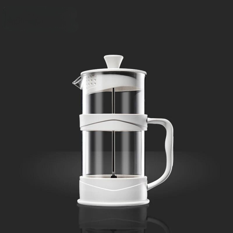 White French Press for Coffee