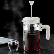 White French Press for Coffee